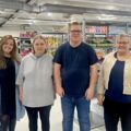 Christina Bjørge, webansvarlig hos Godtesjuk, sammen med Merete Knutsen, Kristoffer Breivik og Aasveig Forsland fra Ålesund Vekst.