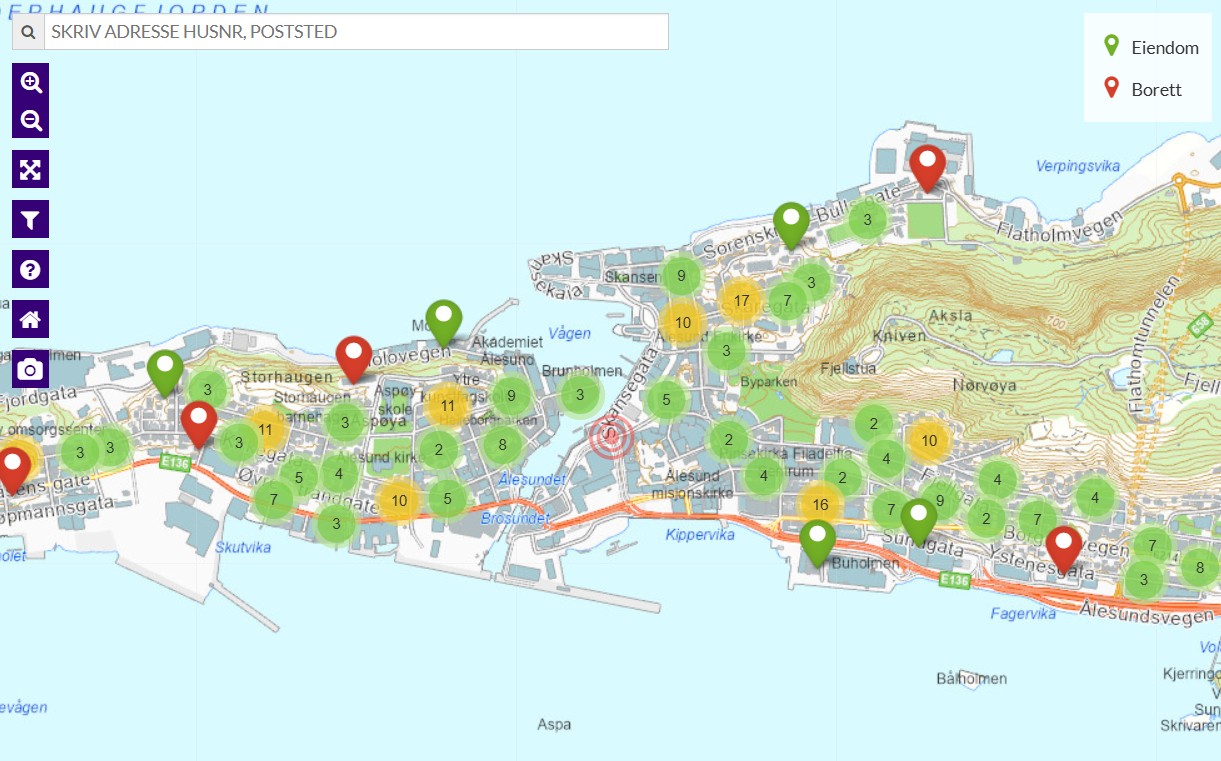 Eiendomsoverdragelser i Ålesund