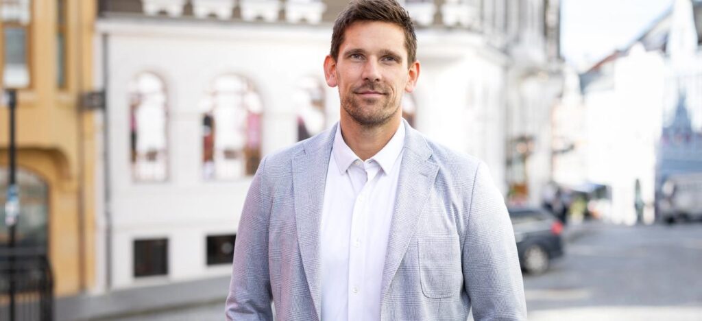 Kristian Tafjord starter i rollen som CFO den 1. januar. Foto: Sparebanken Møre