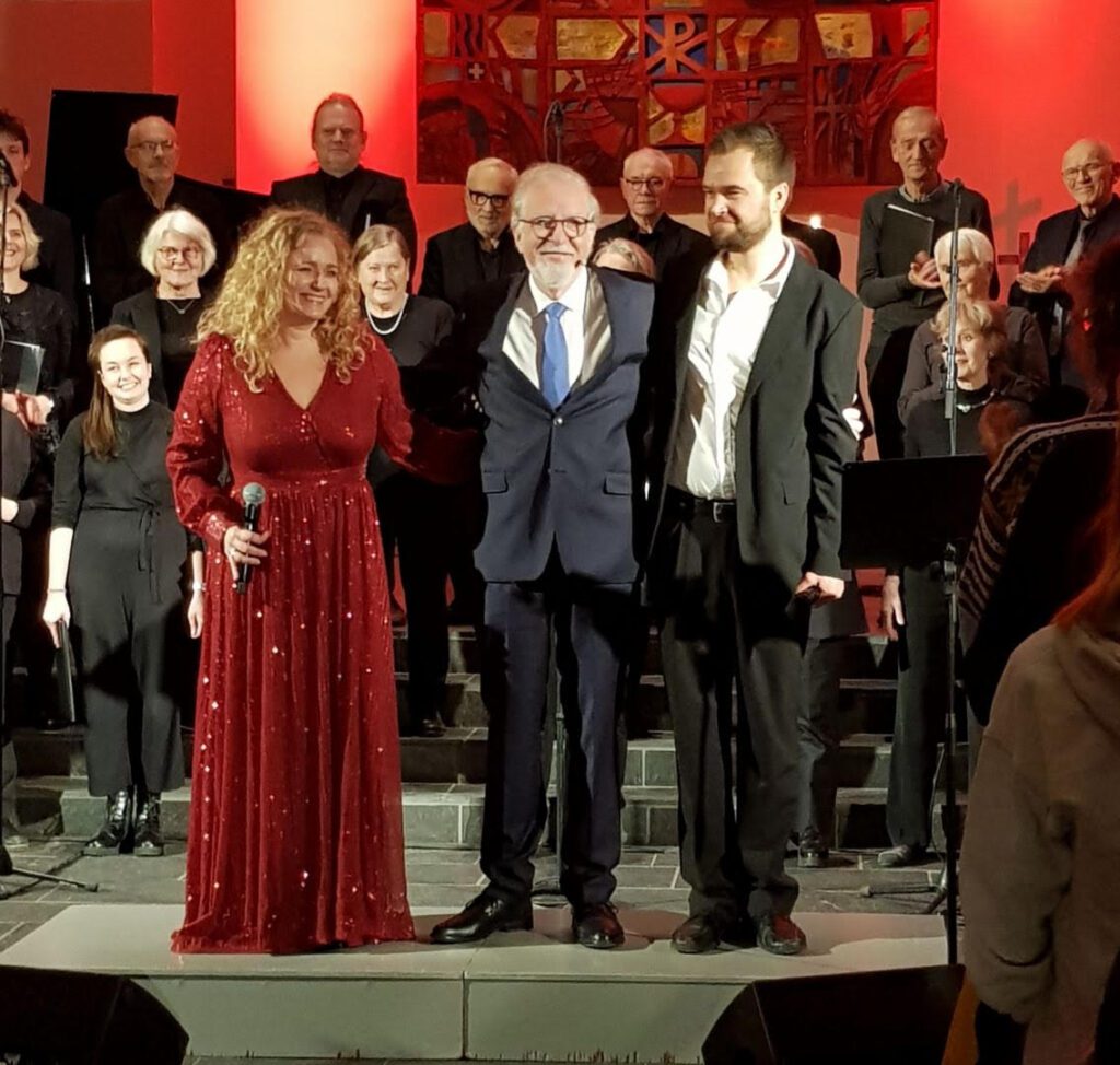 Beate Blindheim Kvalsvik, Oddgeir Bruaset og Mathias Tvedten Foto: Marit Kvalsvik
