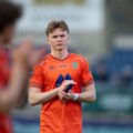 Kristian Lonebu hadde en meget vanskelig jobb som spiss, men var likevel lagets beste mot Bodø/Glimt. Arkivfoto fra forrige hjemmekamp mot KFUM. Foto: Srdan Mudrinic.